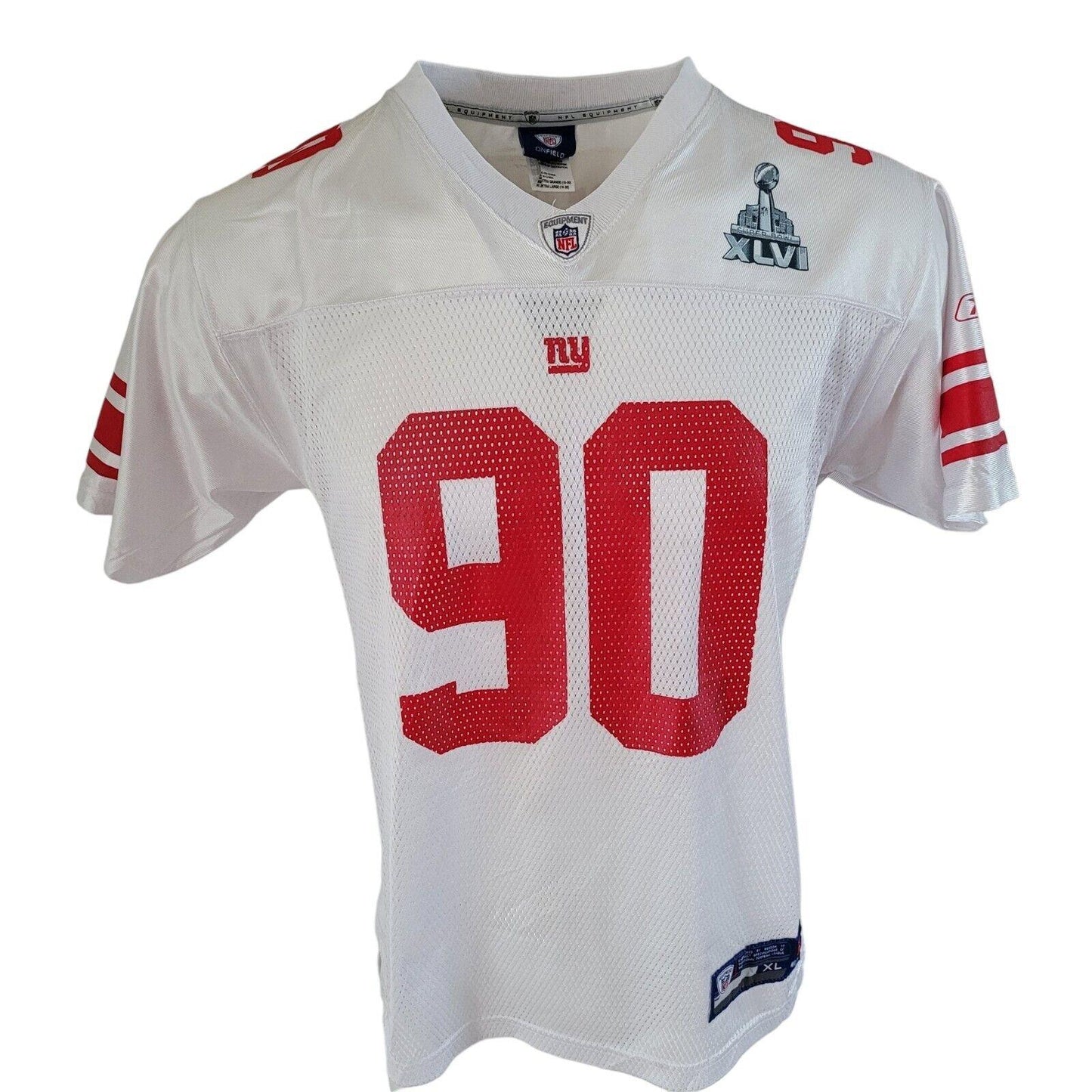 Reebok New York Giants Jason Pierre-Paul #90 NFL Youth XL Jersey - Made in USA-USASTARFASHION