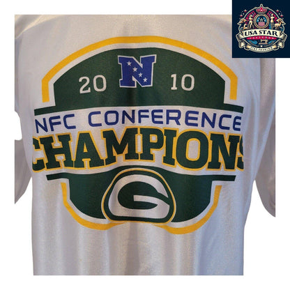 Clay Matthews #52 Green Bay Packers Jersey, Adult XL, Vintage Style, 2010 NFC North Champions - USASTARFASHION