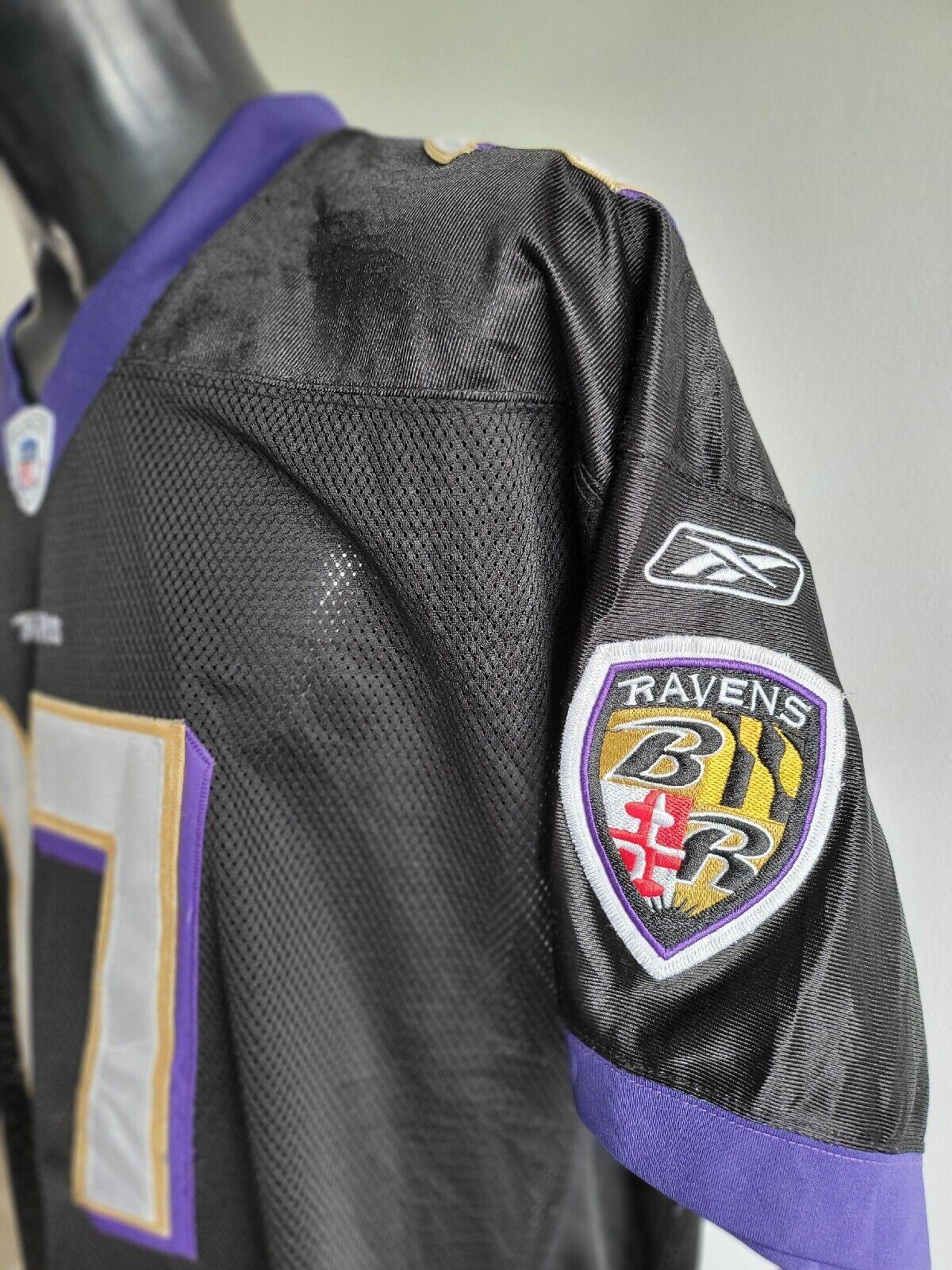 Reebok Men's Baltimore Ravens #27 Black Stitched Sportshirt - XL Size-USASTARFASHION