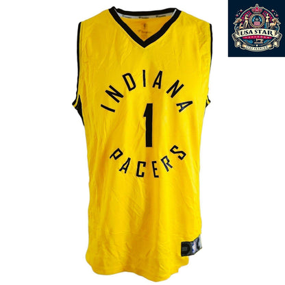 Indiana Pacers Jersey Warren #1 SzL - Vintage Style, Comfortable Fit, Perfect for Game Day - USASTARFASHION