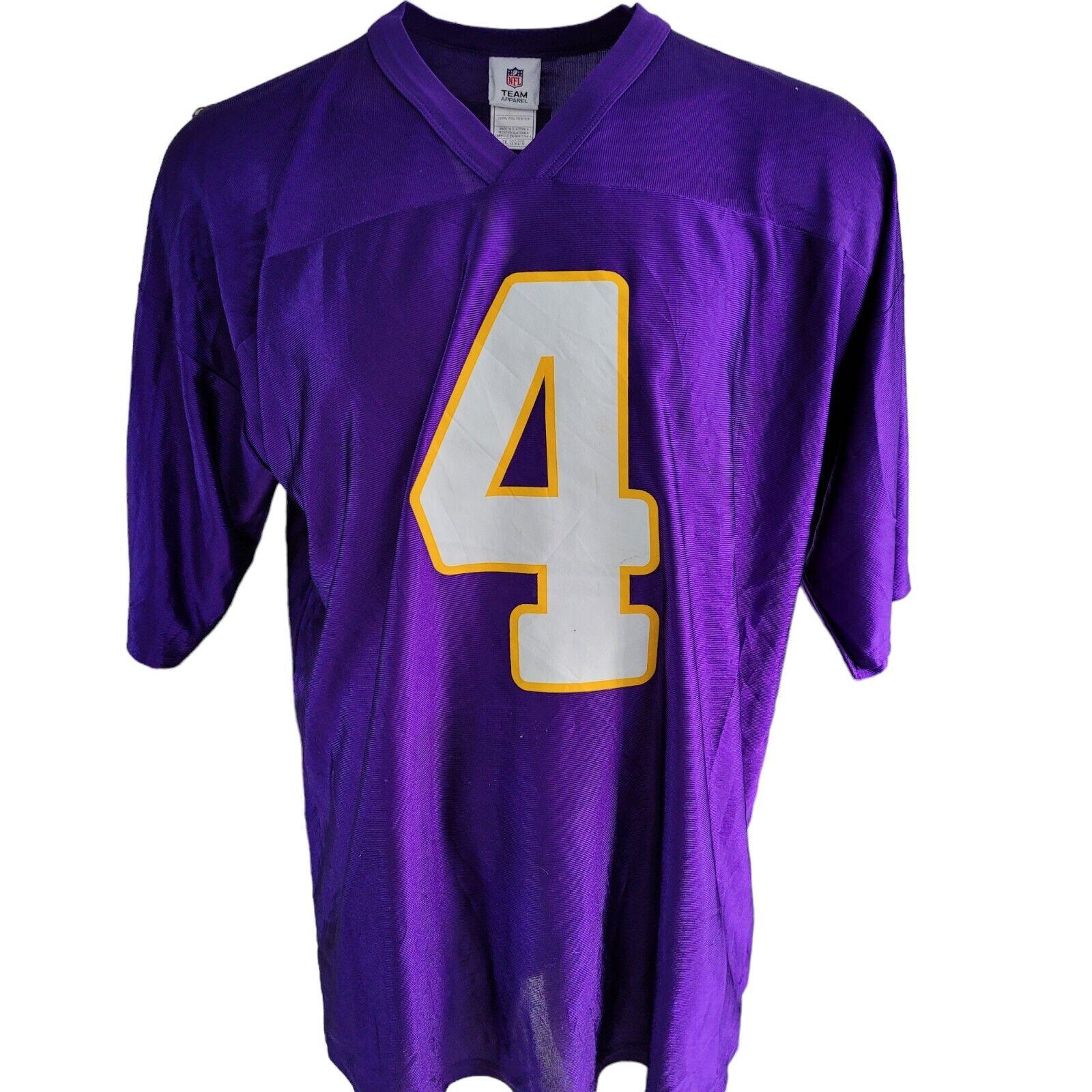 BRETT FAVRE #4 Vikings NFL White  Reebok Jersey Men's Size XXL-USASTARFASHION