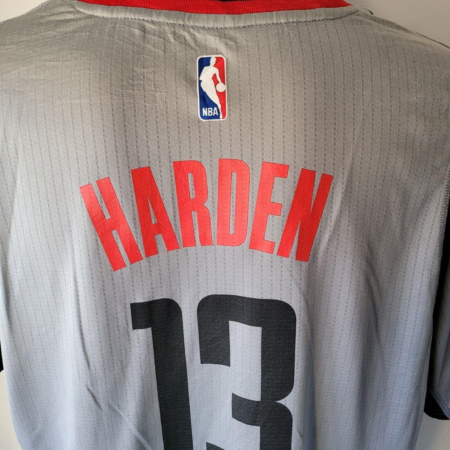 Houston Rockets #13 James Harden Gray Short Sleeve Adidas Jersey - Size 2XL-USASTARFASHION