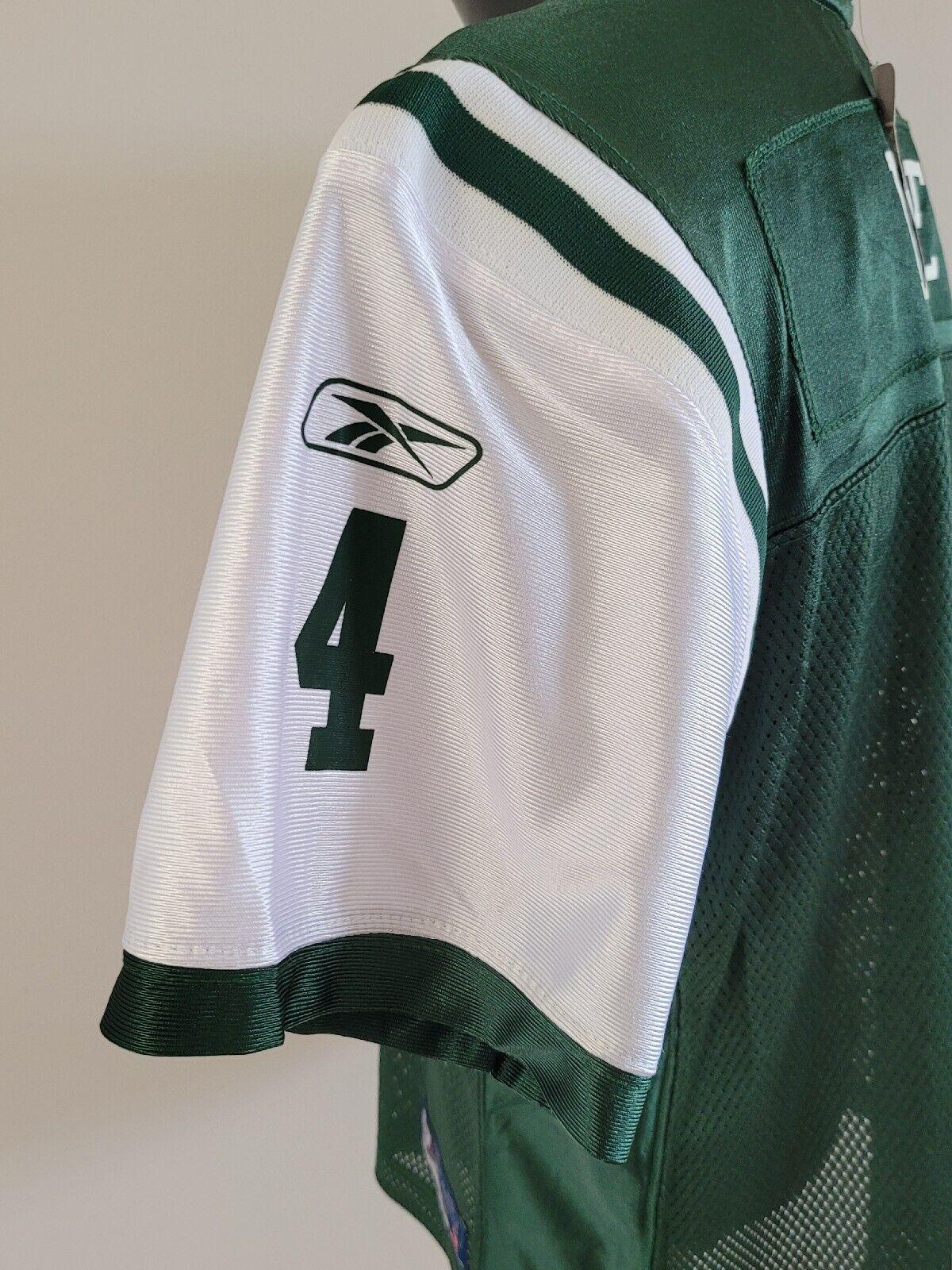 New York Jets Women's Jersey #4 - Brett Favre Reebok XL NFL On Field-USASTARFASHION