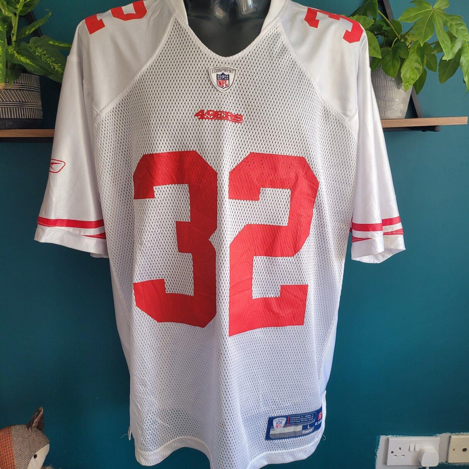 Reebok San Francisco 49ers #32 Lewis Red NFL Jersey - Officially Licensed-USASTARFASHION