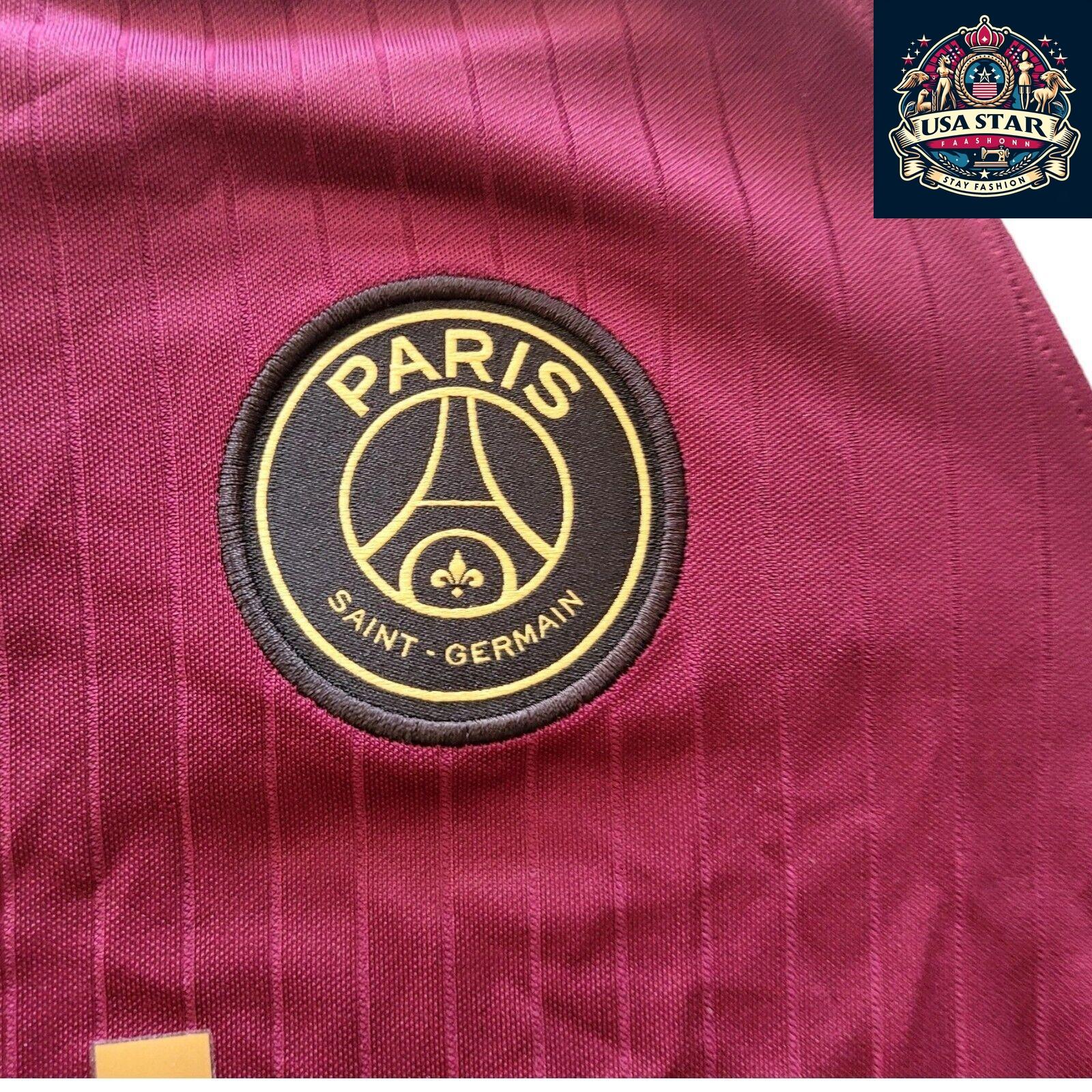 Nike Paris Saint Germain Youth Jersey Dady Star Large 147-158 CM Bordeaux/White Authentic Design - USASTARFASHION