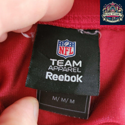 NFL Arizona Cardinals Larry Fitzgerald Jersey #11 by Reebok, Authentic Medium Size, Durable & Comfortable - USASTARFASHION