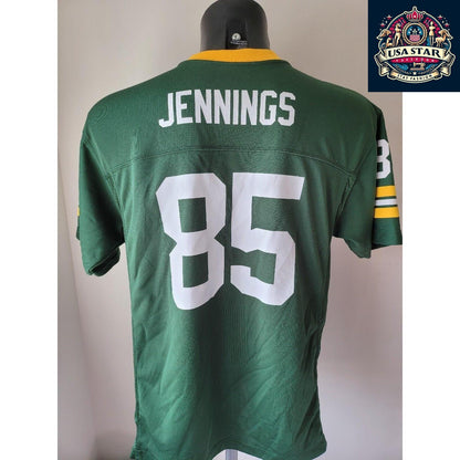 Green Bay Packers Jersey #85 Greg Jennings Reebok Men's Authentic - Classic Design & Breathable Fabric - USASTARFASHION