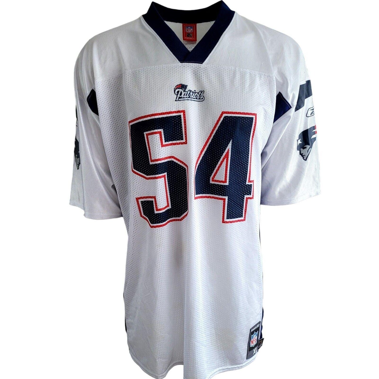 New England Patriots Tedy Bruschi #54 Jersey – Reebok NFL Size XL-USASTARFASHION