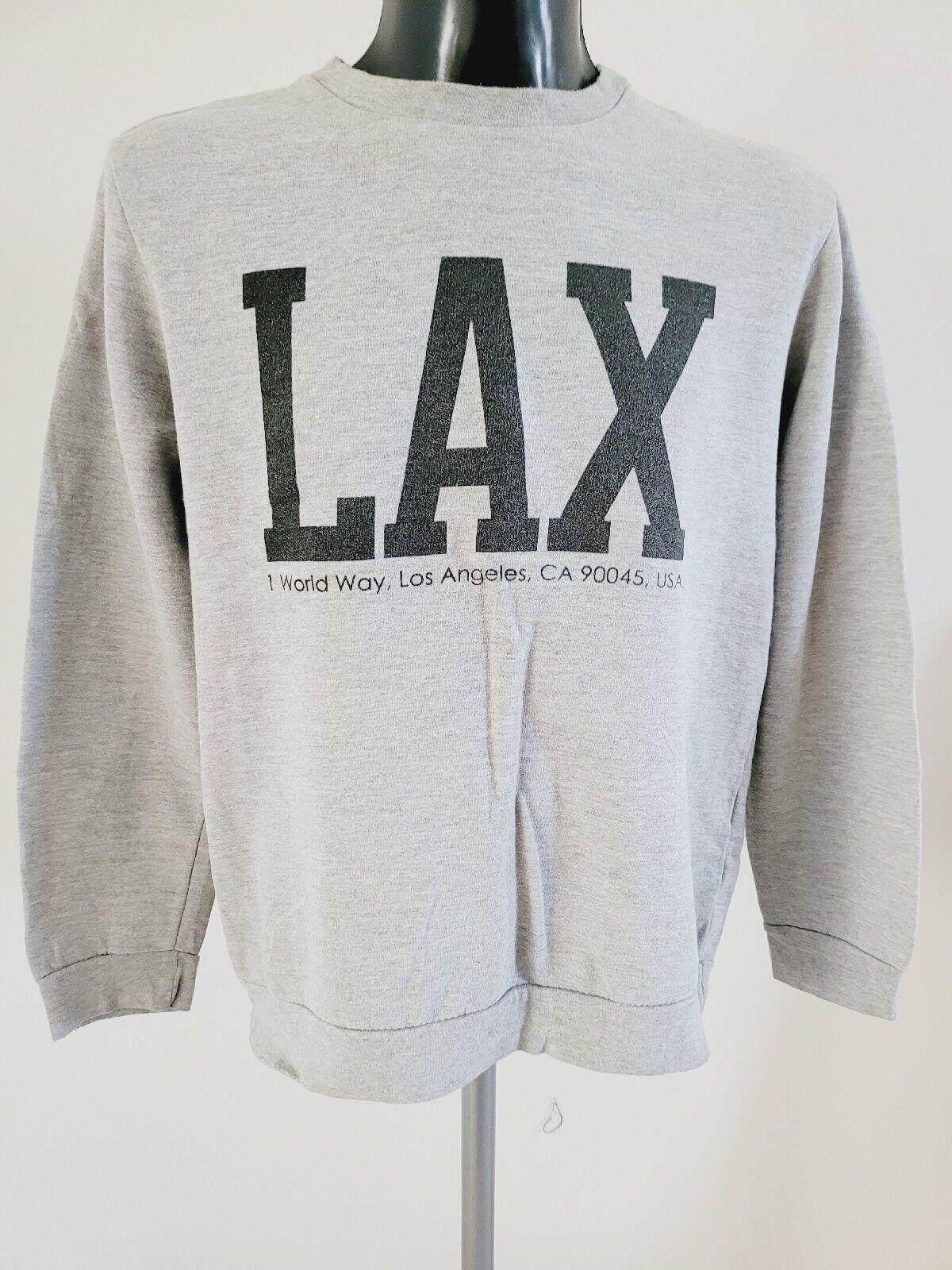 LAX Los Angeles USA Sweatshirt Size M | Iconic Graphic, Vintage Style-USASTARFASHION