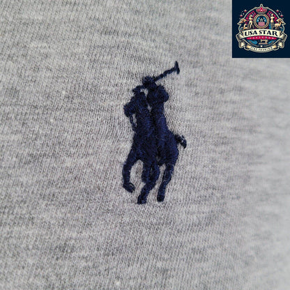 Polo Ralph Lauren Grey Cotton T-Shirt for Men & Women - Soft, Breathable, Timeless Design - USASTARFASHION