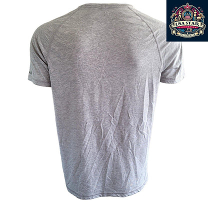 Carhartt Heather Gray Shirt | Relaxed Fit Crew Neck | 59% Cotton 41% Polyester | Size Medium - USASTARFASHION