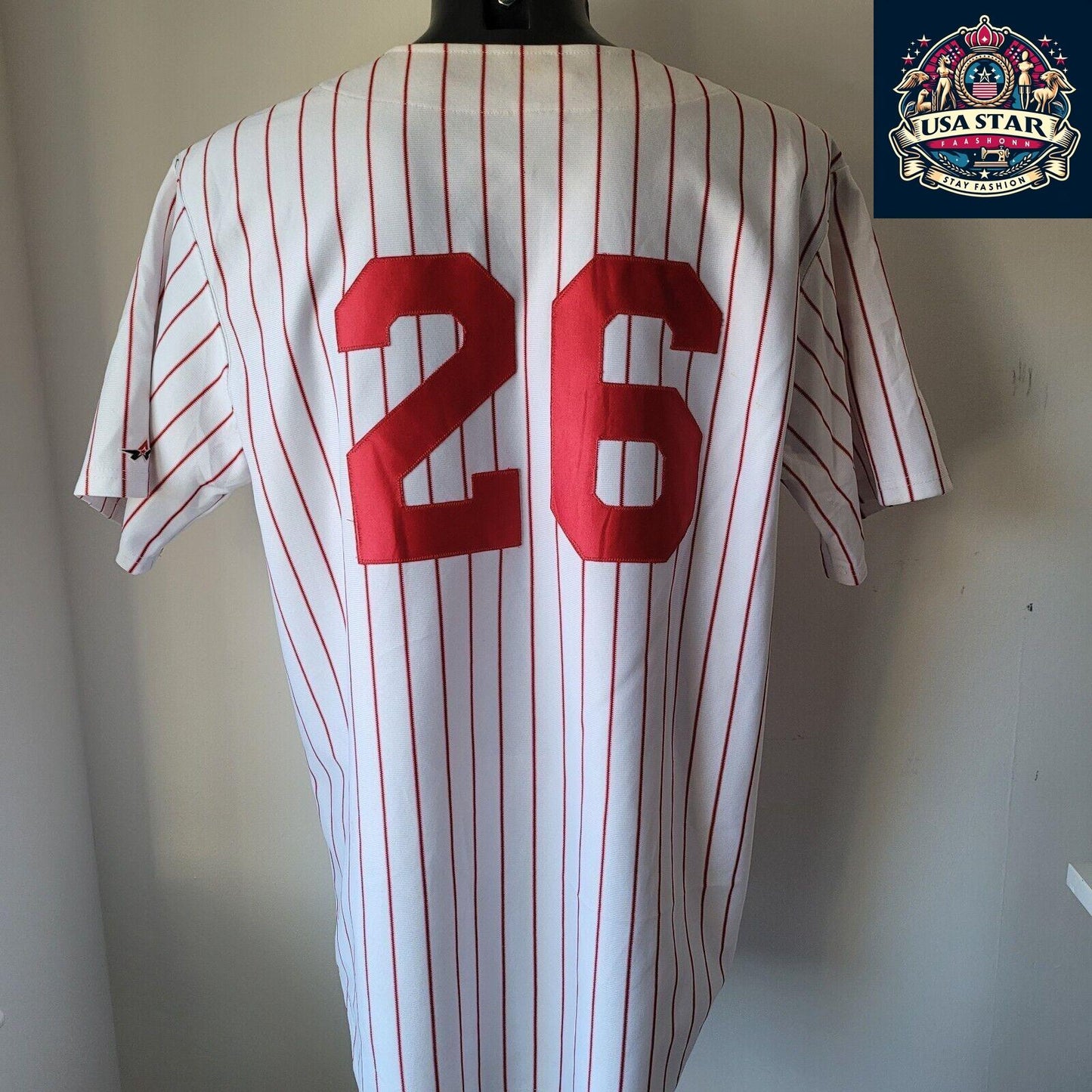 Legends Baseball Jersey #26 Alleson Athletic Size Large - Durable Comfort for Players & Fans - USASTARFASHION