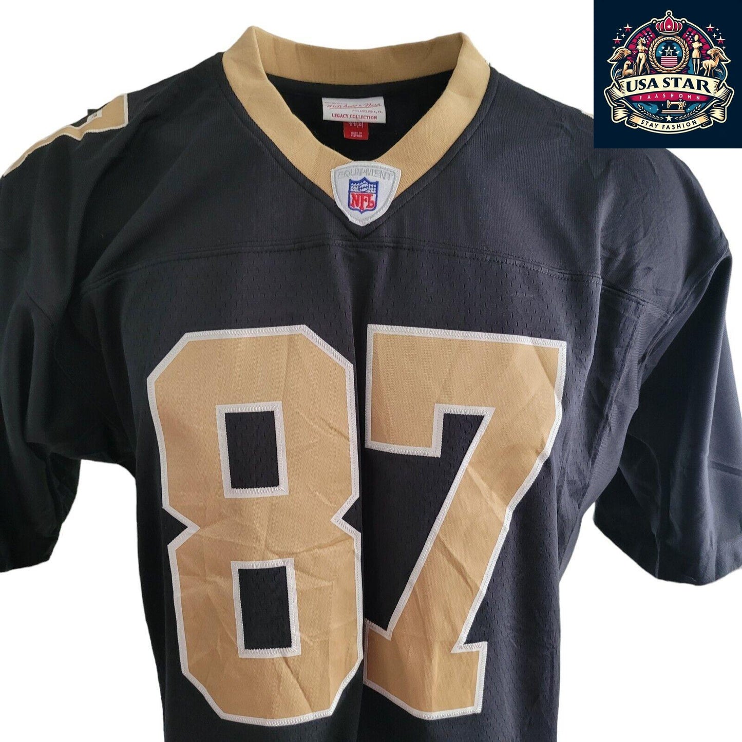 Joe Horn New Orleans Saints Mitchell And Ness NFL Jersey 2005 Sz 44 (L) - Legendary Player Tribute - USASTARFASHION