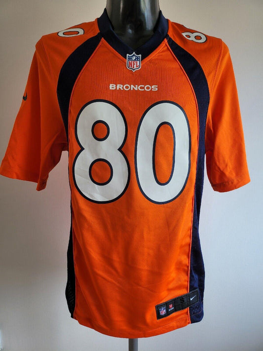 Authentic Nike #80 Thomas Broncos Elite Limited NFL Jersey, Size S-USASTARFASHION