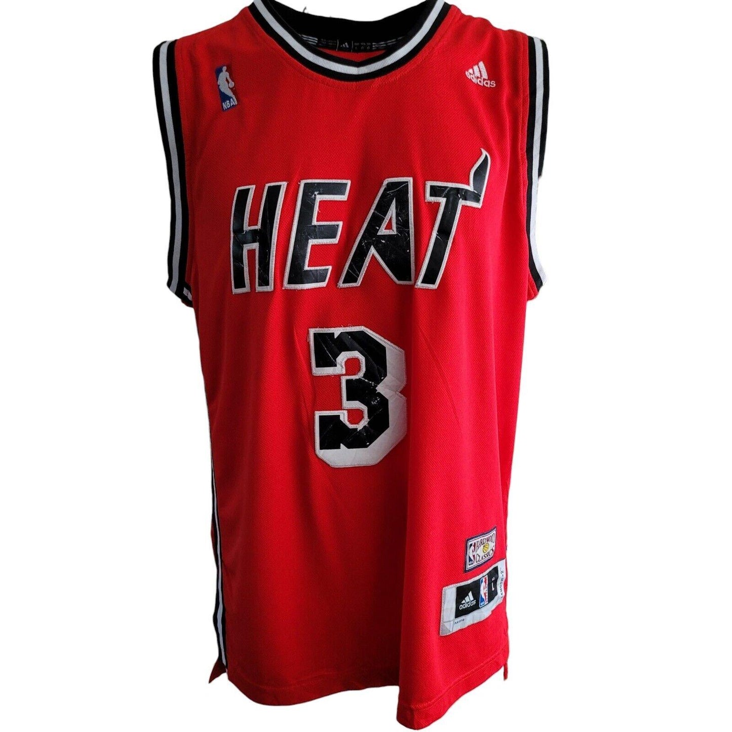 Dwyane Wade #3 Miami Heat Hardwood Classic Jersey - Authentic NBA Swingman-L-USASTARFASHION