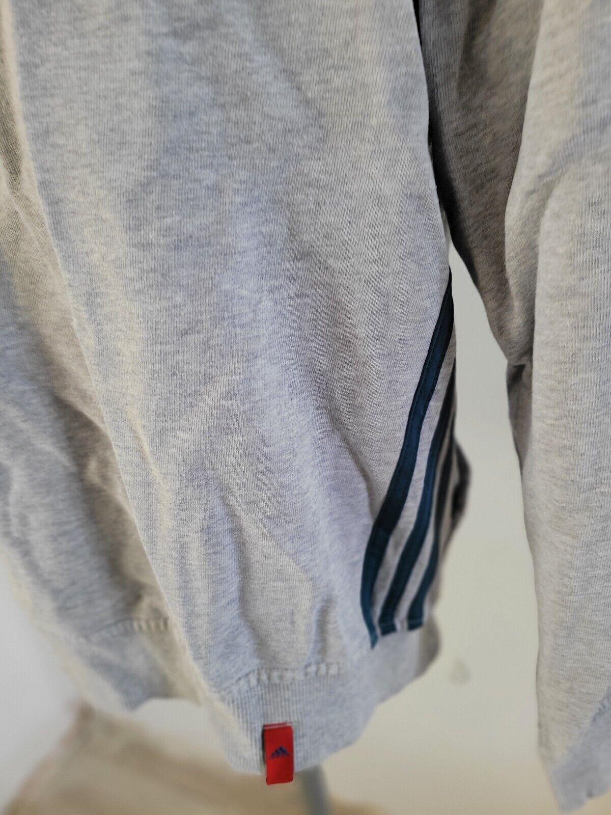 Adidas Full-Zip Tracksuit Top | Size S | Stylish & Comfortable | 40" Chest-USASTARFASHION