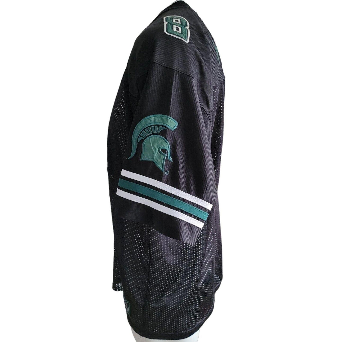 Michigan State Spartans Tate #8 Authentic Adult Jersey - Green and White-USASTARFASHION