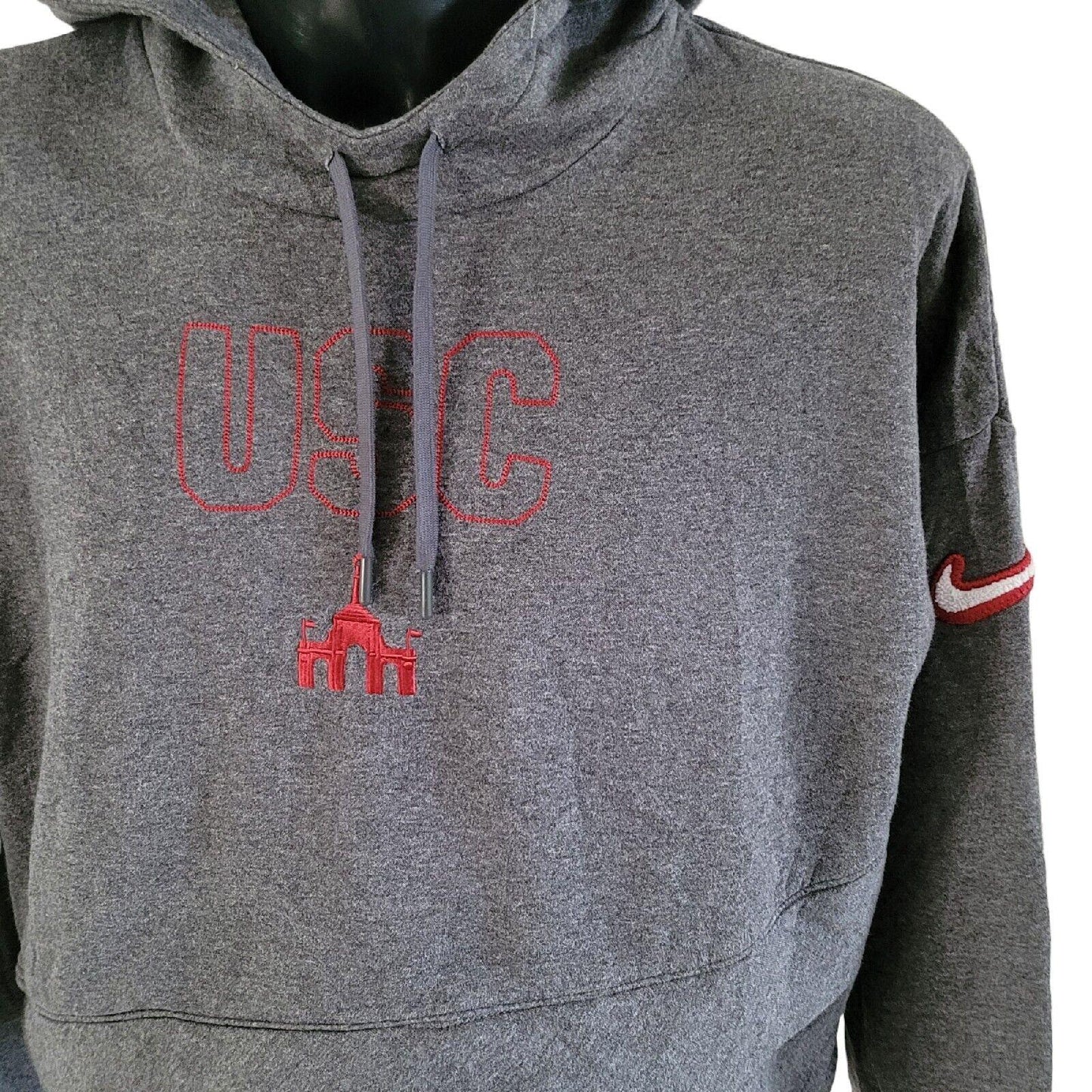 Nike Women's Hoodie Size Large | Relaxed Fit, High-Quality Materials | 24" Pit to Pit, 22" Back Collar to Hem-USASTARFASHION