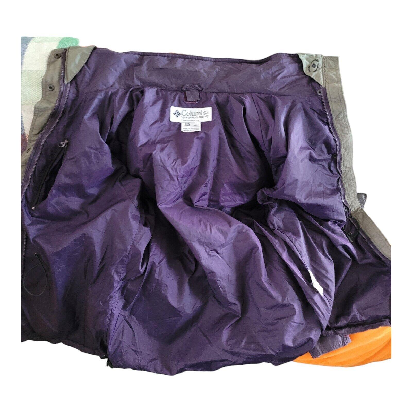 Columbia Boulder Ridge Women's Purple Jacket, Waterproof Nylon, Size M-USASTARFASHION