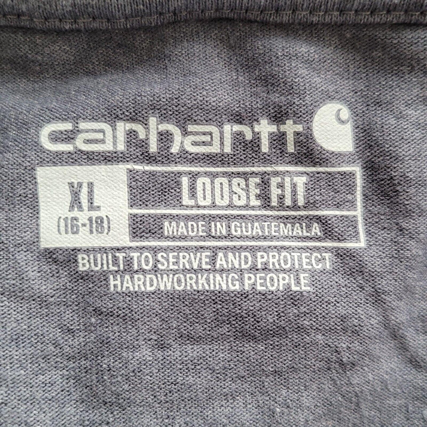 Carhartt Gray Long Sleeve T-Shirt | Youth XL (16-18) Soft & Durable Blend - Relaxed Fit Comfort Tee-USASTARFASHION