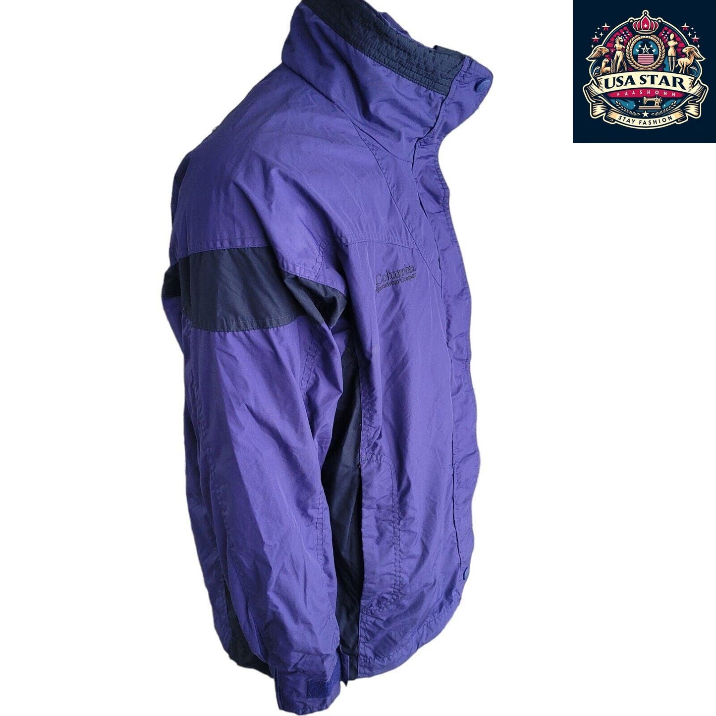 Columbia Bugaboo Purple Jacket for Women - Waterproof, Stylish, Durable Winter Wear, Size L - USASTARFASHION