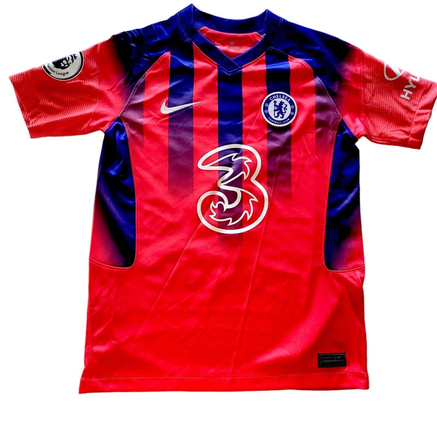 Authentic Nike Chelsea FC 2021 Third Shirt - Red/Blue, Custom "Danny" - M-USASTARFASHION