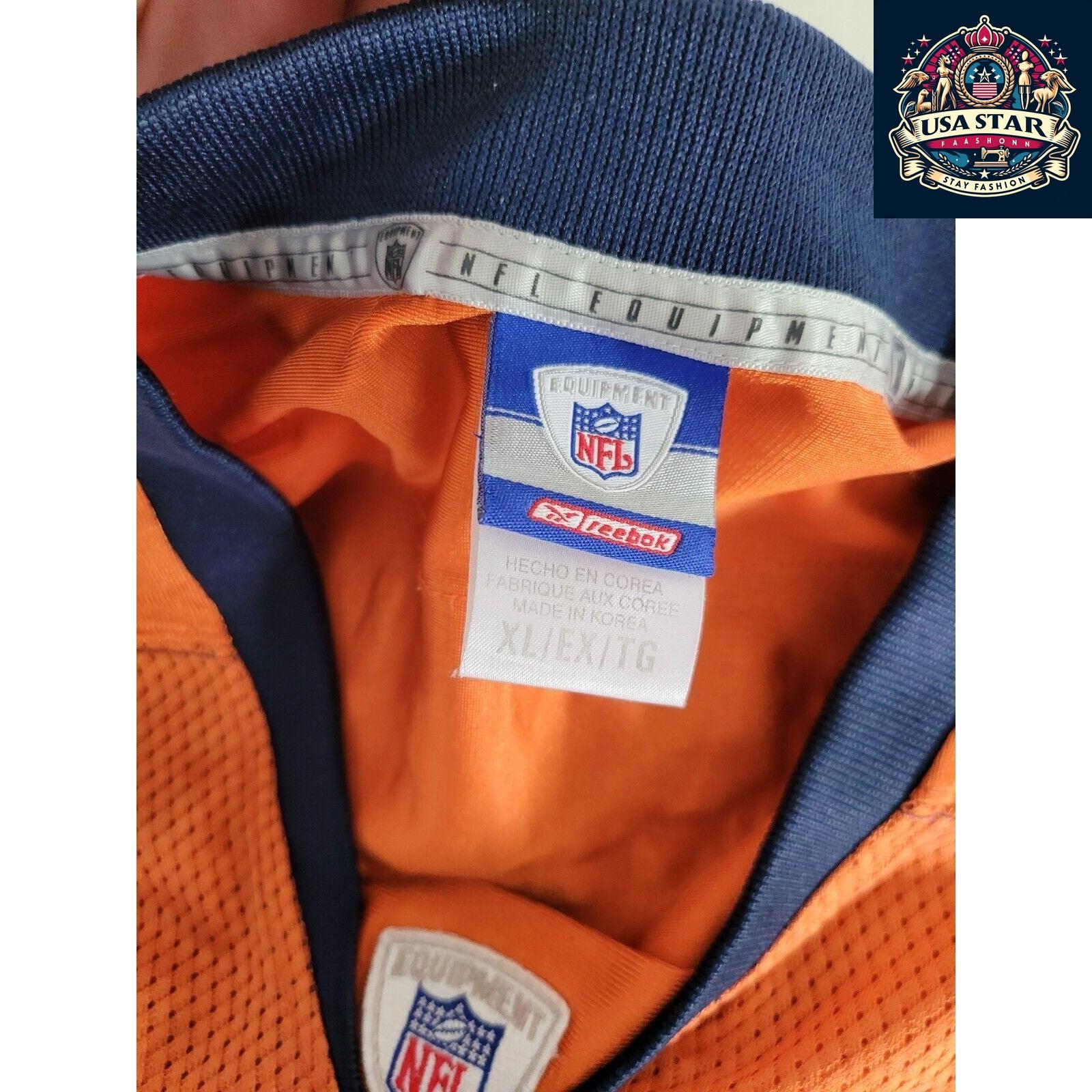 Reebok Broncos Jersey #80 Smith NFL Sz XL - Comfortable, Moisture-Wicking Fabric, Unisex Fit - USASTARFASHION