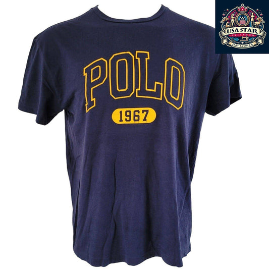 Polo Ralph Lauren T-Shirt Navy Medium Unisex Comfort Quality Cotton Grade A RRP £85 - USASTARFASHION