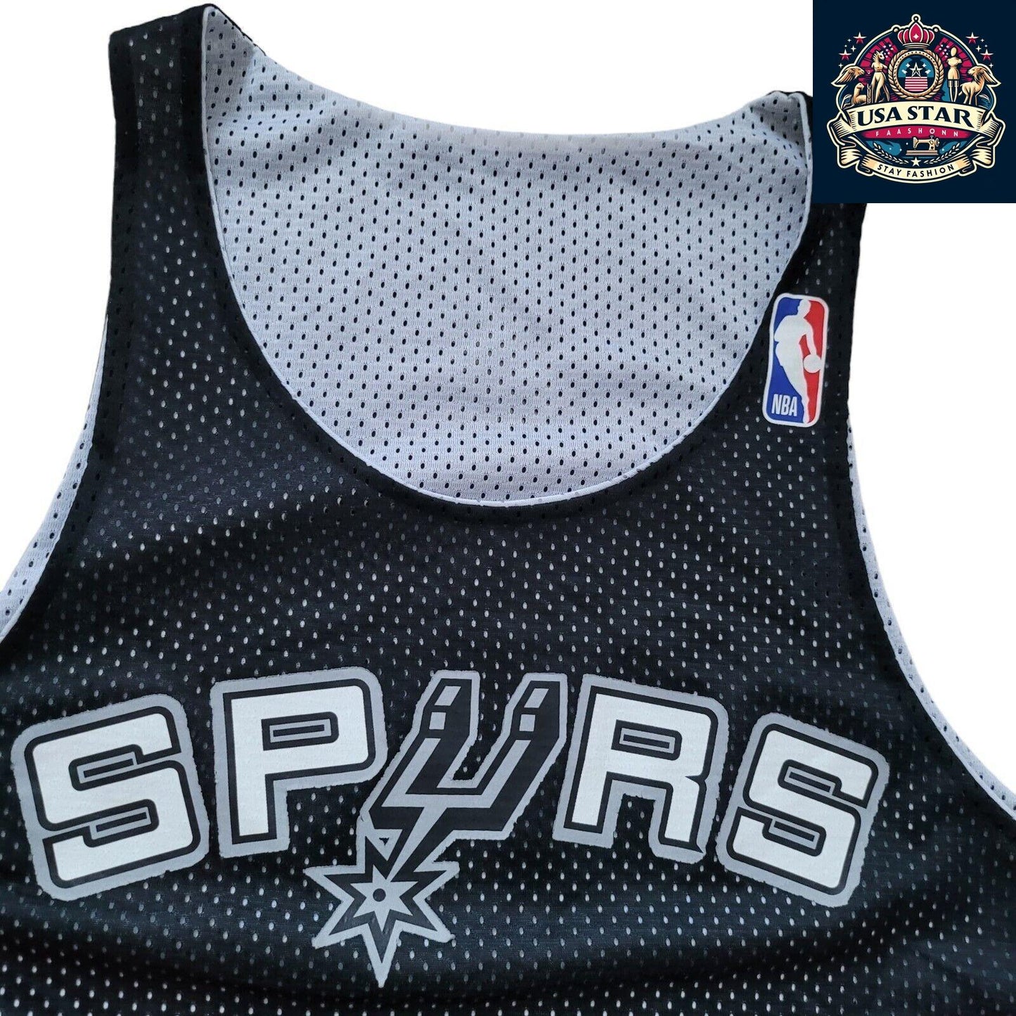 Reversible Alleson Athletic San Antonio Spurs Jersey #14 Size S - Durable, Comfortable Design - USASTARFASHION