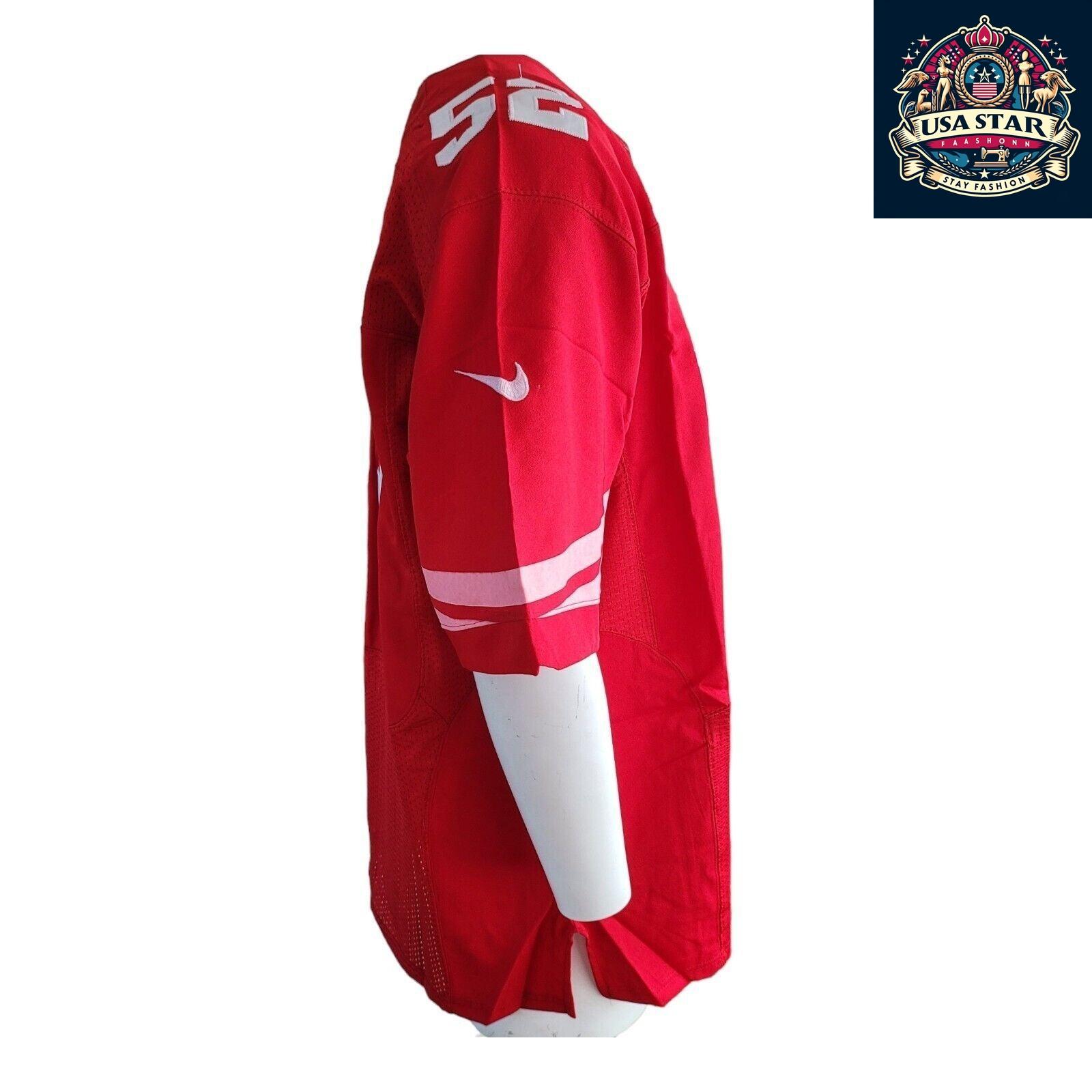 San Francisco 49ers Jersey - Officially Licensed Home Medium Player No. 52 Willis - 100% Polyester - USASTARFASHION