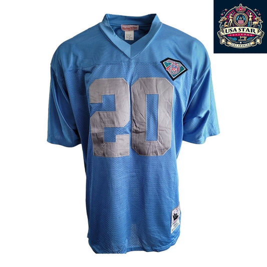 Mitchell & Ness NFL Detroit Lions Barry Sanders Jersey #20 Throwback 1994 Sz 52 XL - USASTARFASHION