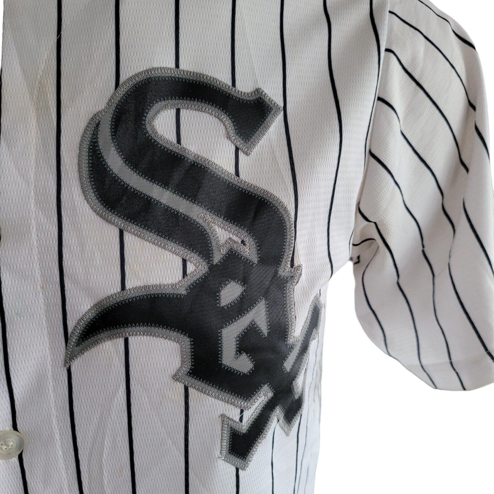 Chicago White Sox Majestic Baseball Jersey - Black & White - Size Small - Breathable & Vintage Design-USASTARFASHION