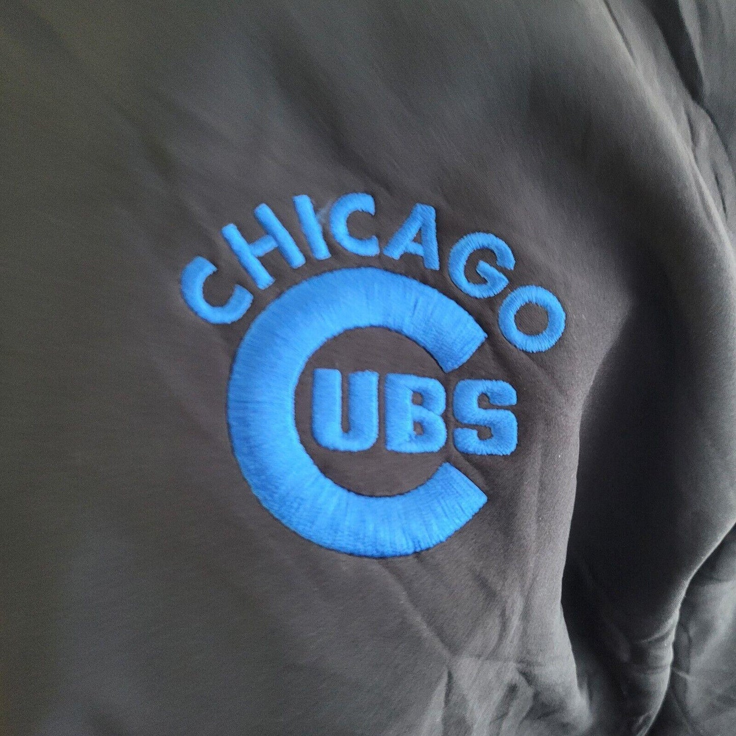 Chicago Cubs Vintage MLB Puffer Jacket Men's Coat - Size Large-USASTARFASHION