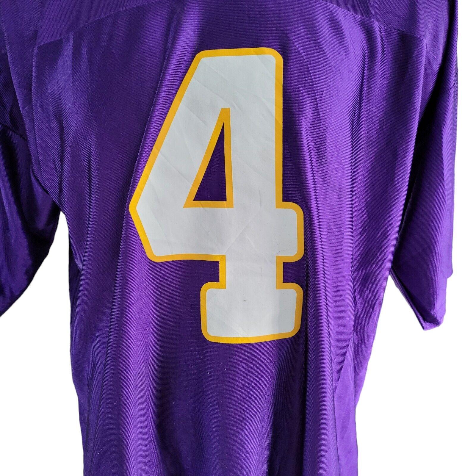 BRETT FAVRE #4 Vikings NFL White  Reebok Jersey Men's Size XXL-USASTARFASHION