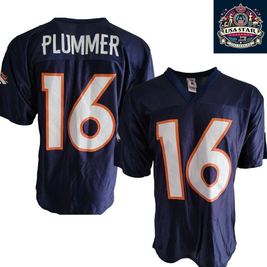 Denver Broncos Jersey Jake Plummer #16 Size M - Authentic Vintage Fan Apparel - USASTARFASHION