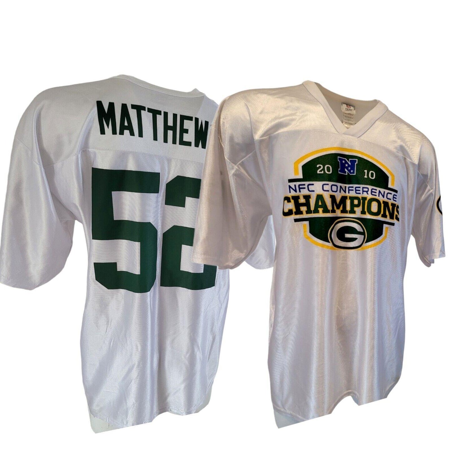 Clay Matthews Green Bay Packers Jersey #52 XL 2010 NFL NFC North Champions-USASTARFASHION