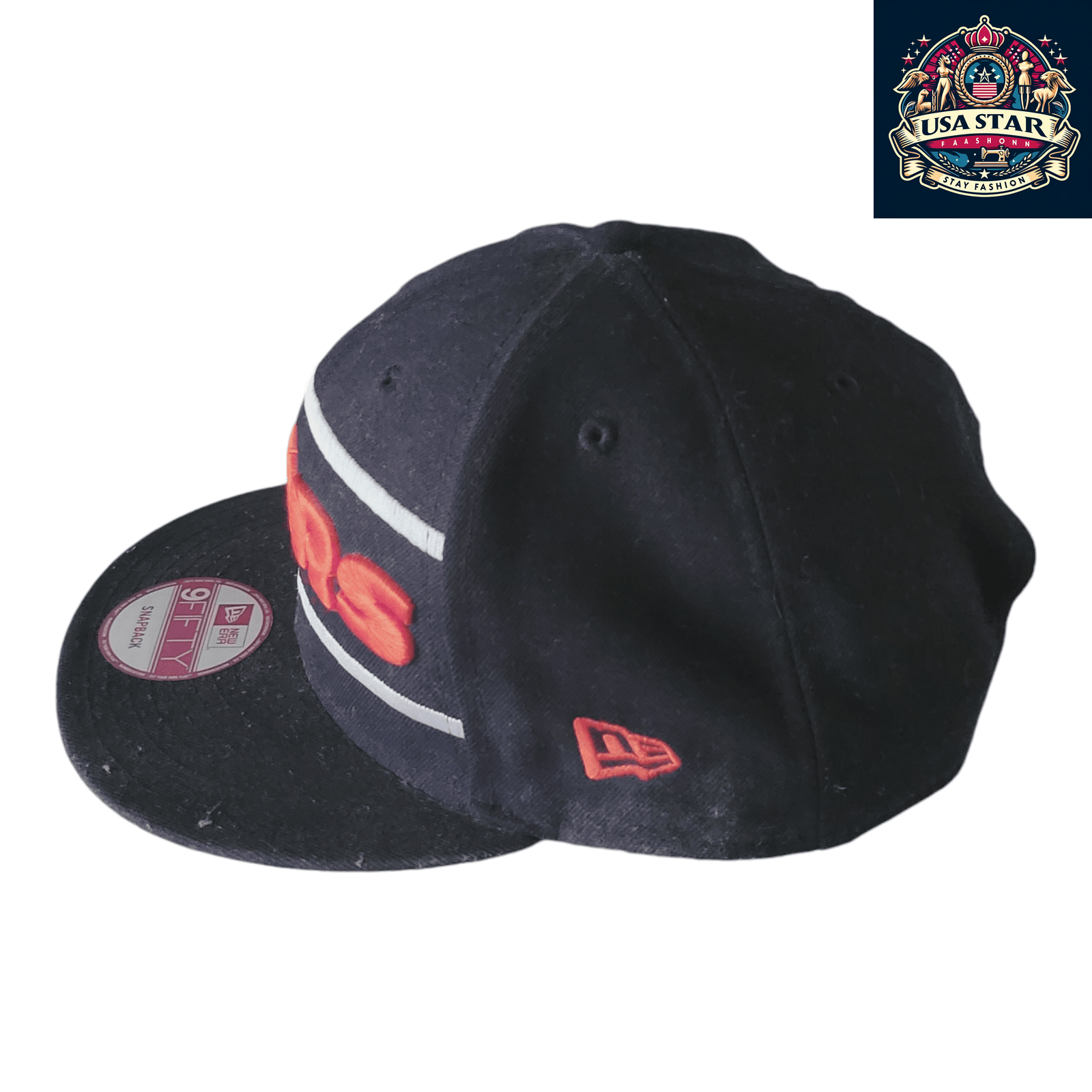 New Era Chicago Bears Snapback Hat – 100% Polyester, Adjustable Fit, Iconic Team Logo - USASTARFASHION