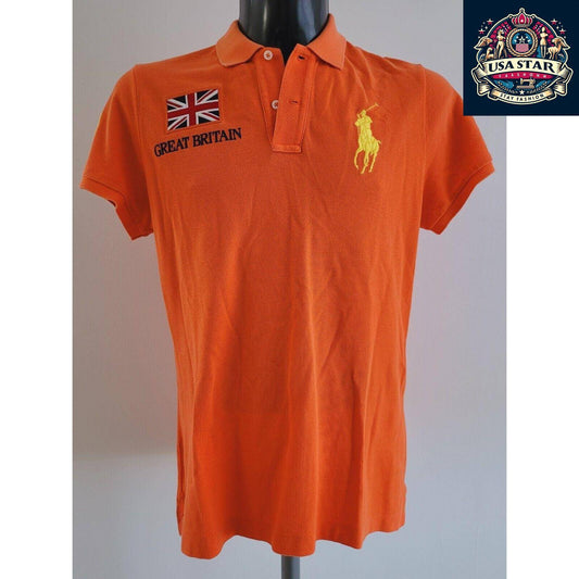 Polo Ralph Lauren Women's T-Shirt XL - Great Britain Graphic, Vintage Style, Comfortable Fit - USASTARFASHION