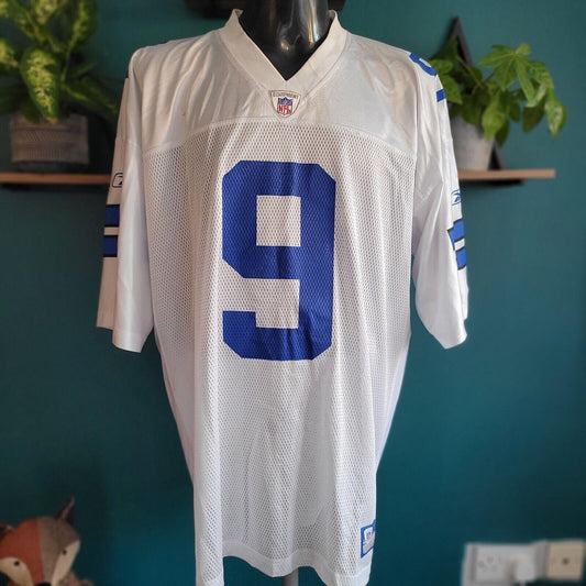 NFL Reebok Romo#9 Size 2XL Authentic Vintage Football Jersey-USASTARFASHION