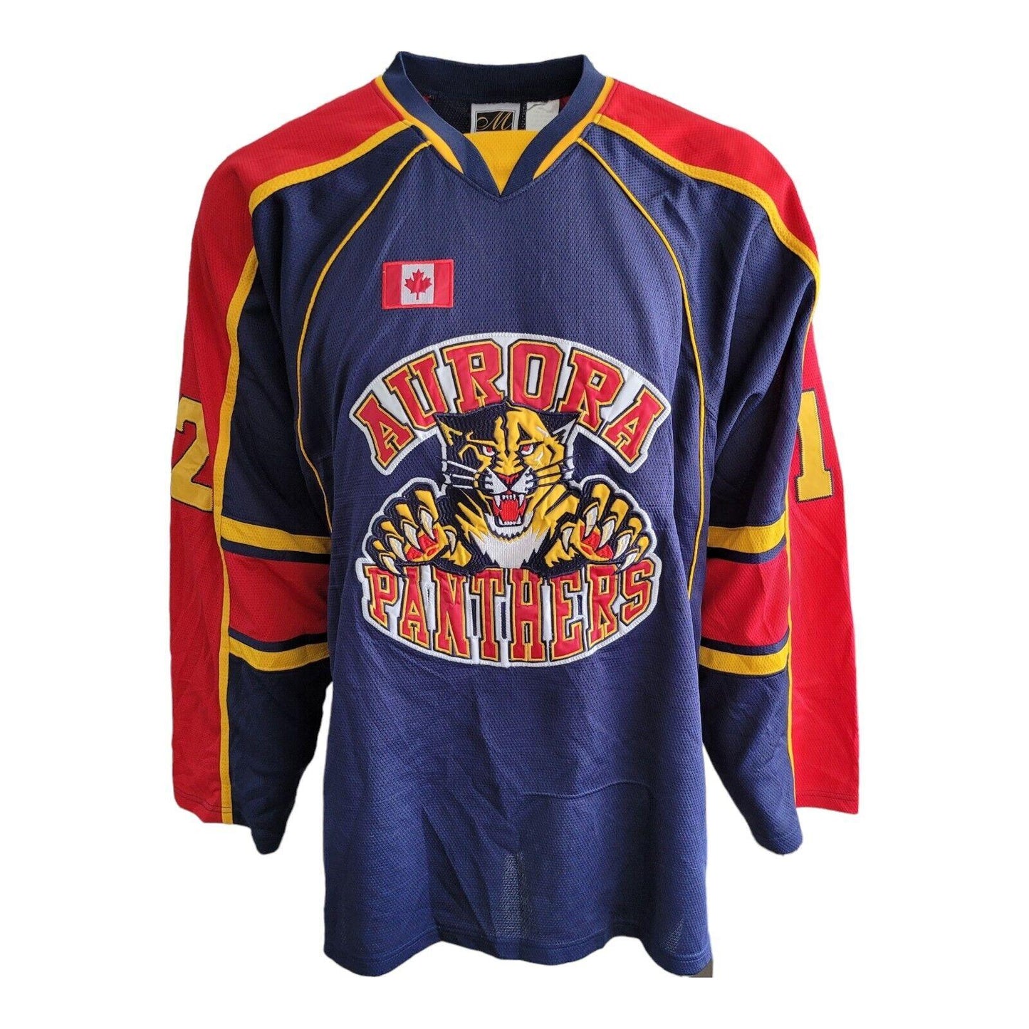 Aurora Panthers #12 Rothon Women's XXL Hockey Jersey-USASTARFASHION