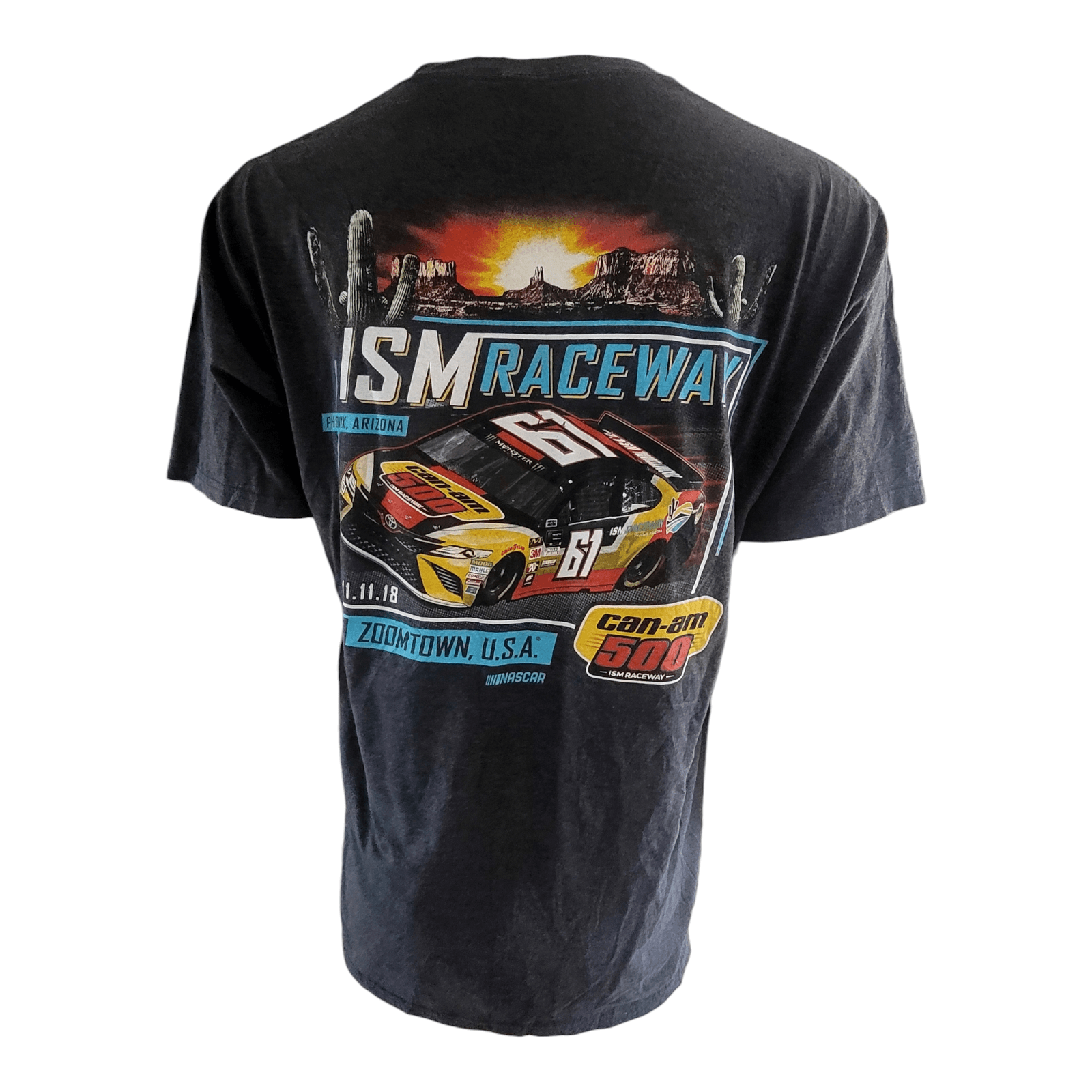 Fanatics ISM Raceway NASCAR T-Shirt XL Can-Am 500 Race Car Graphic