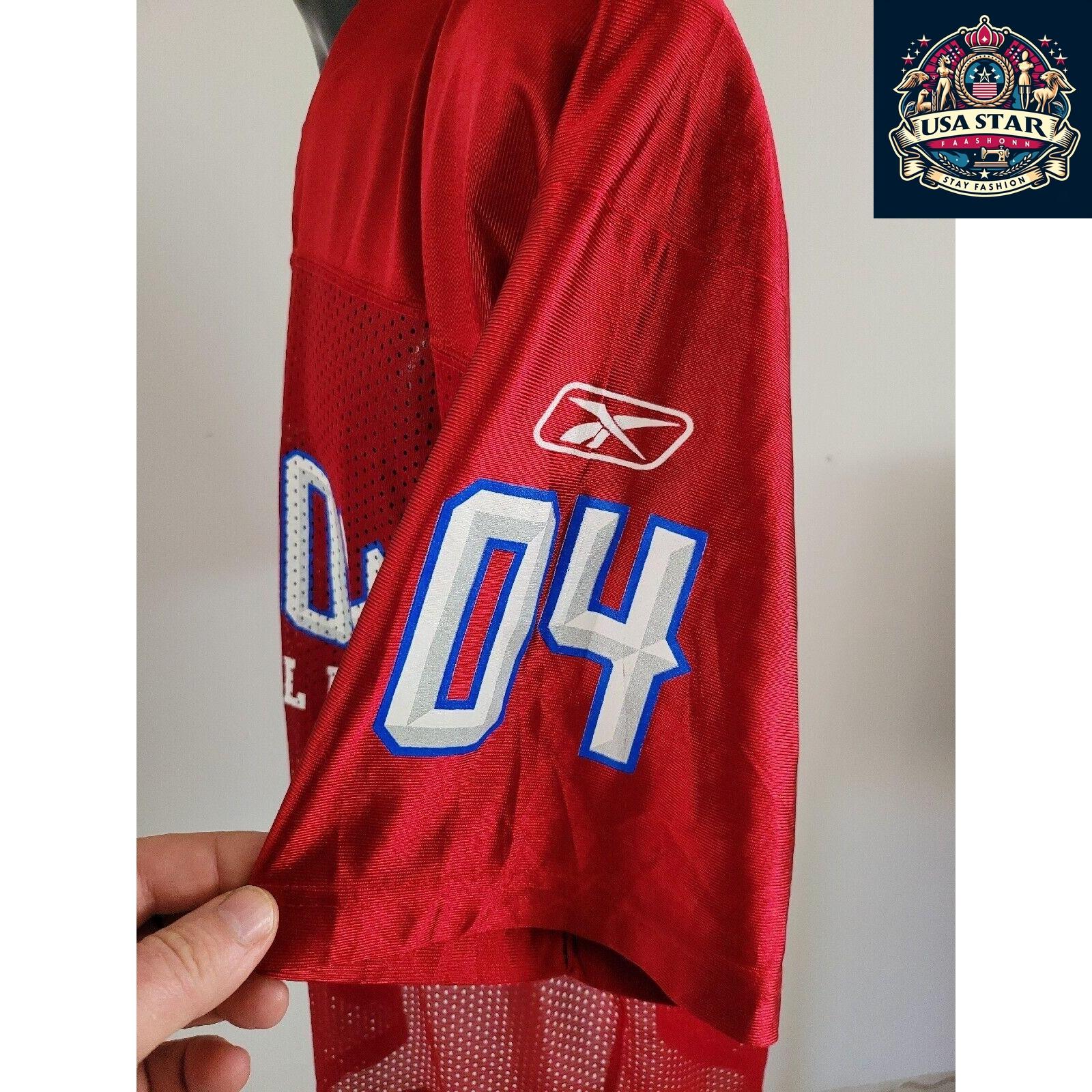 Reebok Vintage Football Jersey #04 Size XL - Classic Design, Grade A Condition & Unique Style - USASTARFASHION