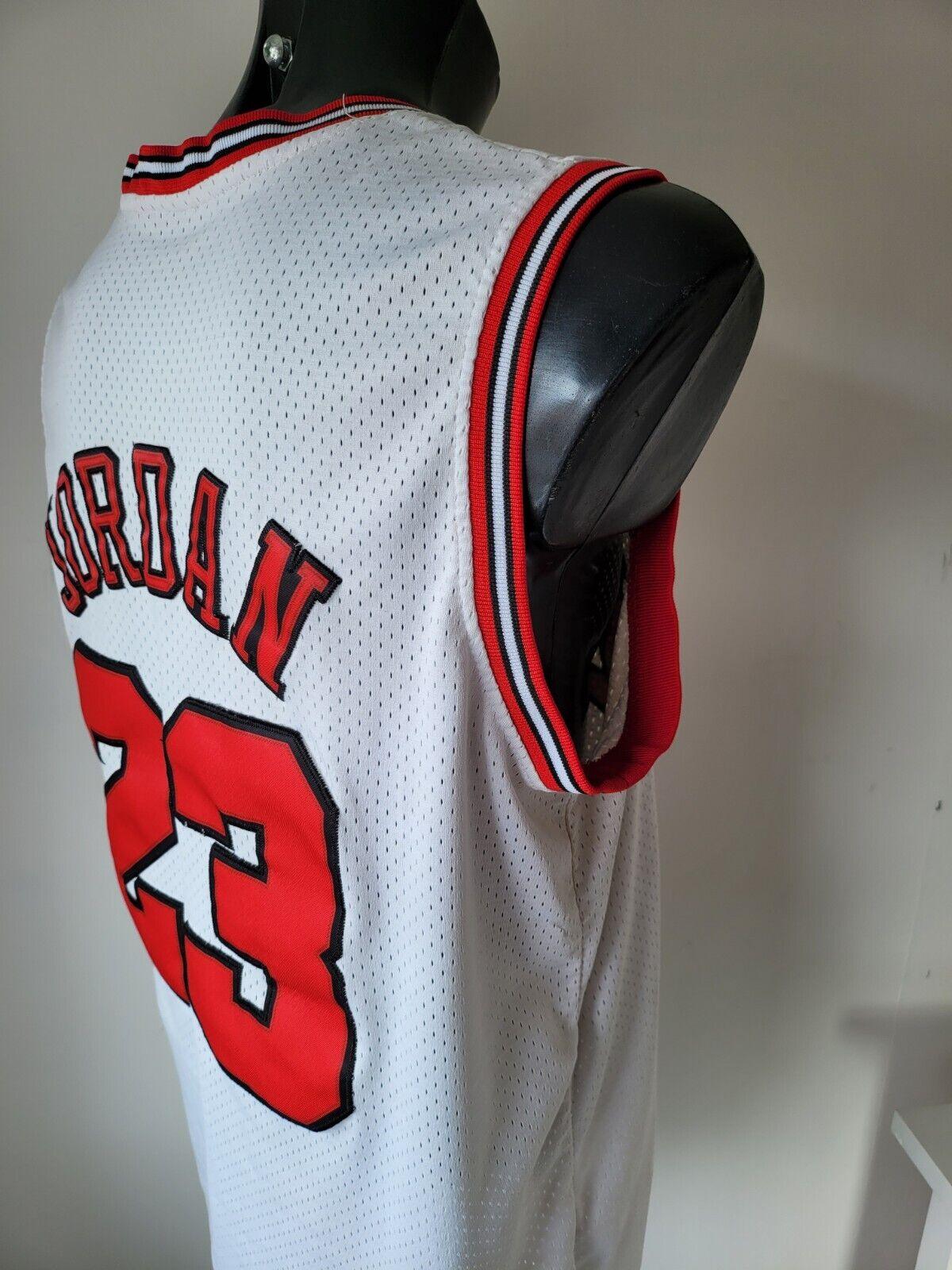 NBA Chicago Bulls #23 Jordan Hardwood Classics Jersey - Size L-USASTARFASHION