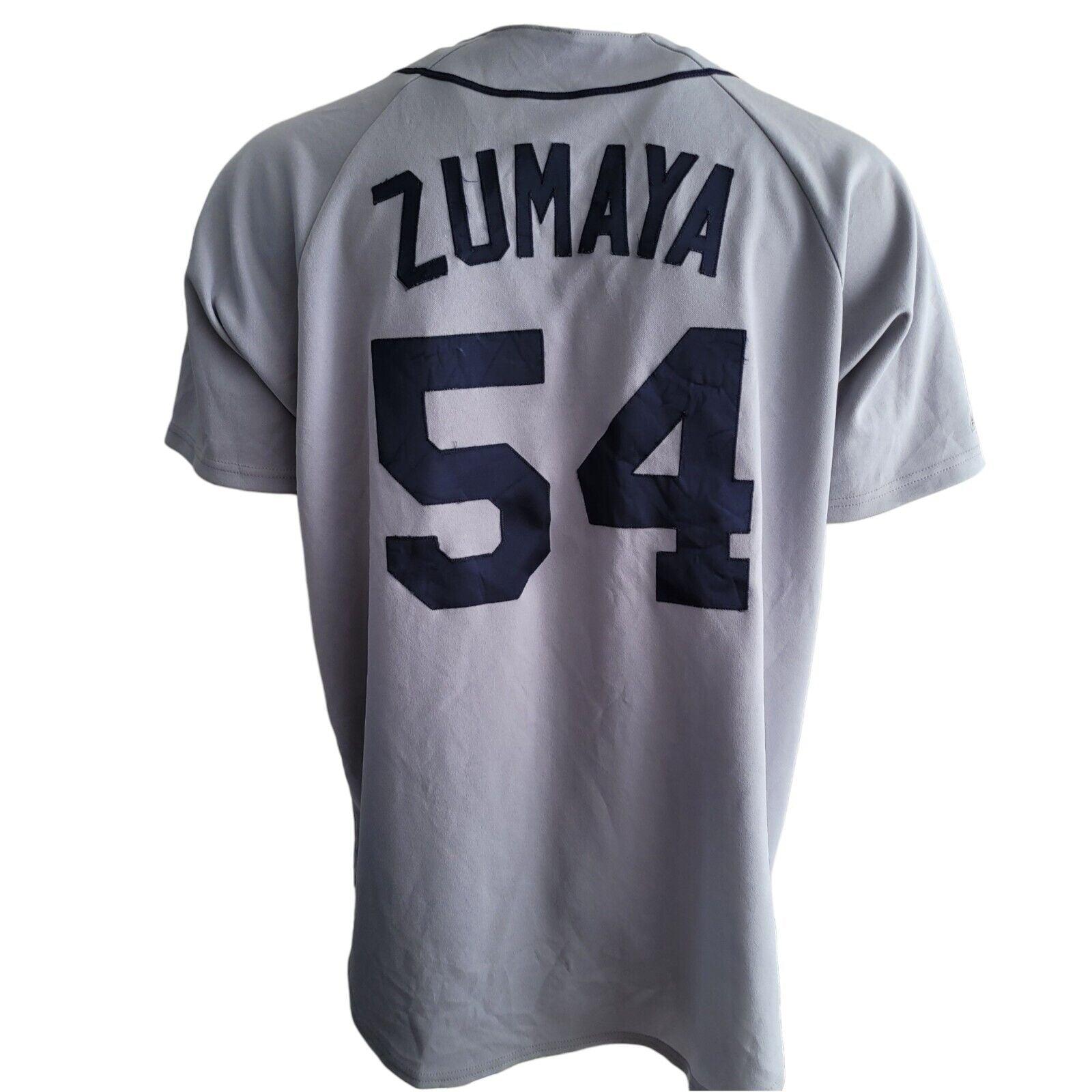 MLB Majestic Detroit Tigers Joel Zumaya #54 White Jersey Size XL-USASTARFASHION