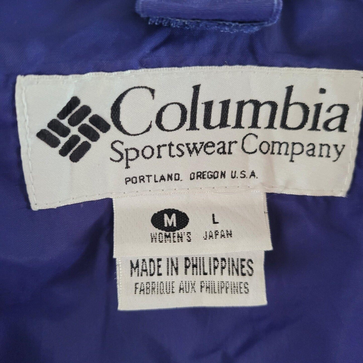 Columbia Bugaboo Purple Jacket | Waterproof | Women’s L | Adjustable Cuffs-USASTARFASHION