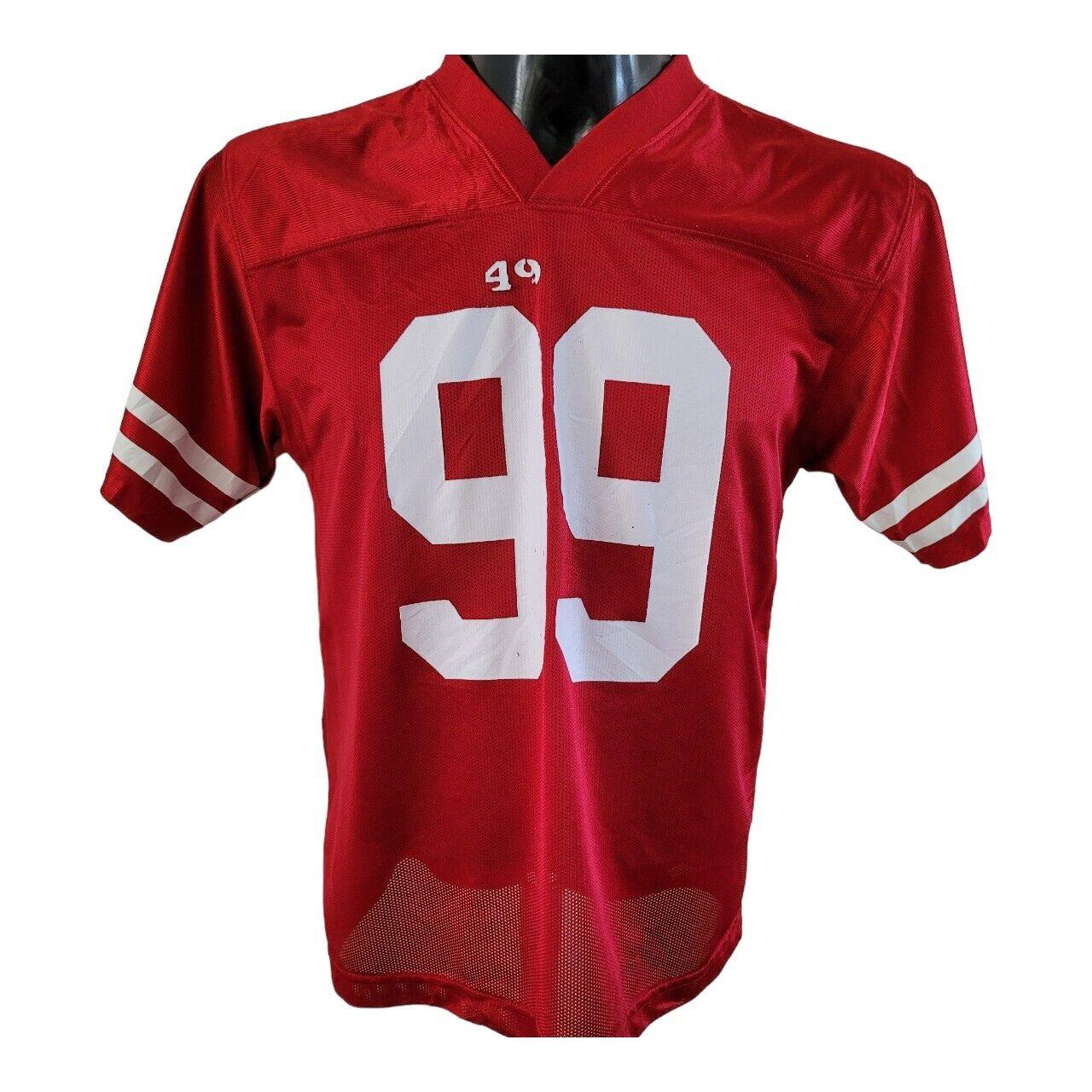 NFL Team Apparel Youth 14-16 Red San Francisco 49ers Deforest Buckner #99 Jersey-USASTARFASHION