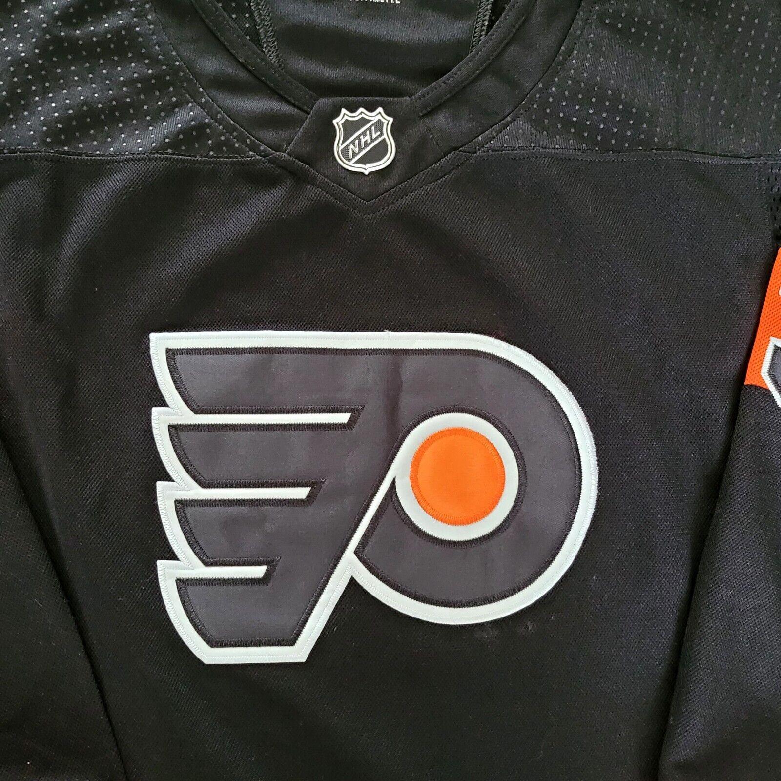 Authentic NHL Philadelphia Flyers #79 Carter Hart Black Jersey - Size 52 / XL-USASTARFASHION