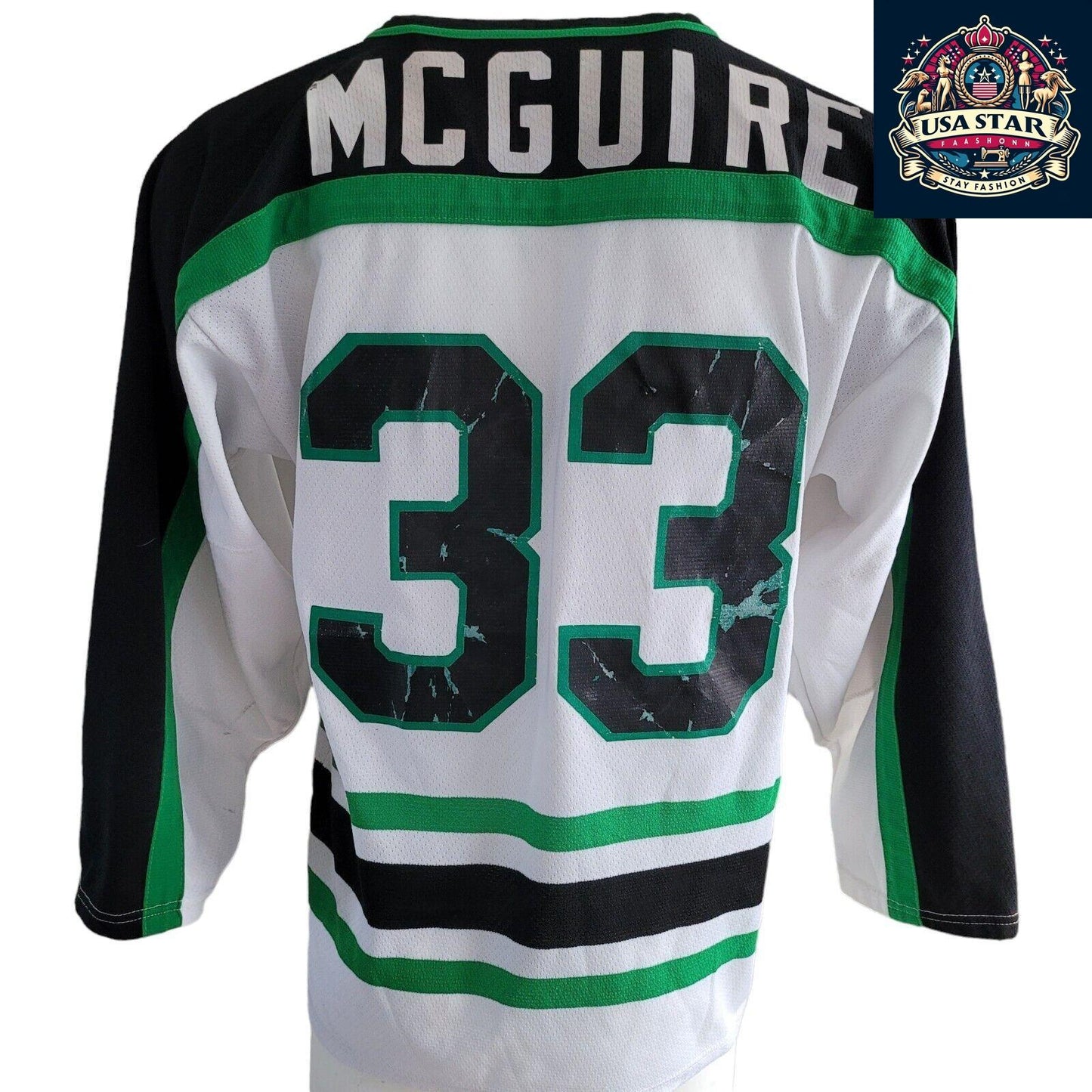 McGuire #33 Jersey - Men's Size M, Stylish Athletic Knit, Grade A Vintage Condition - USASTARFASHION