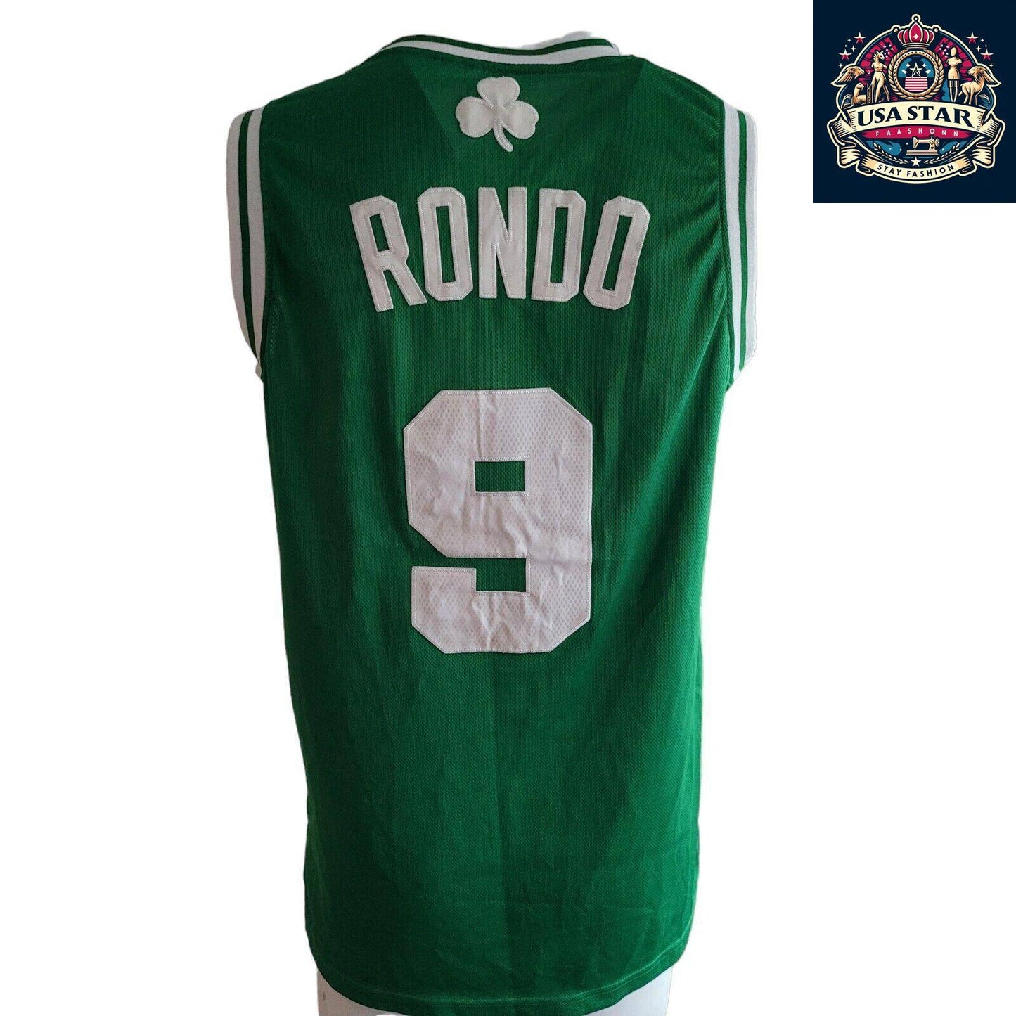 Boston Celtics Rajon Rondo Jersey No. 9 Vintage Adidas Shirt Size S - Classic Basketball Fan Apparel - USASTARFASHION