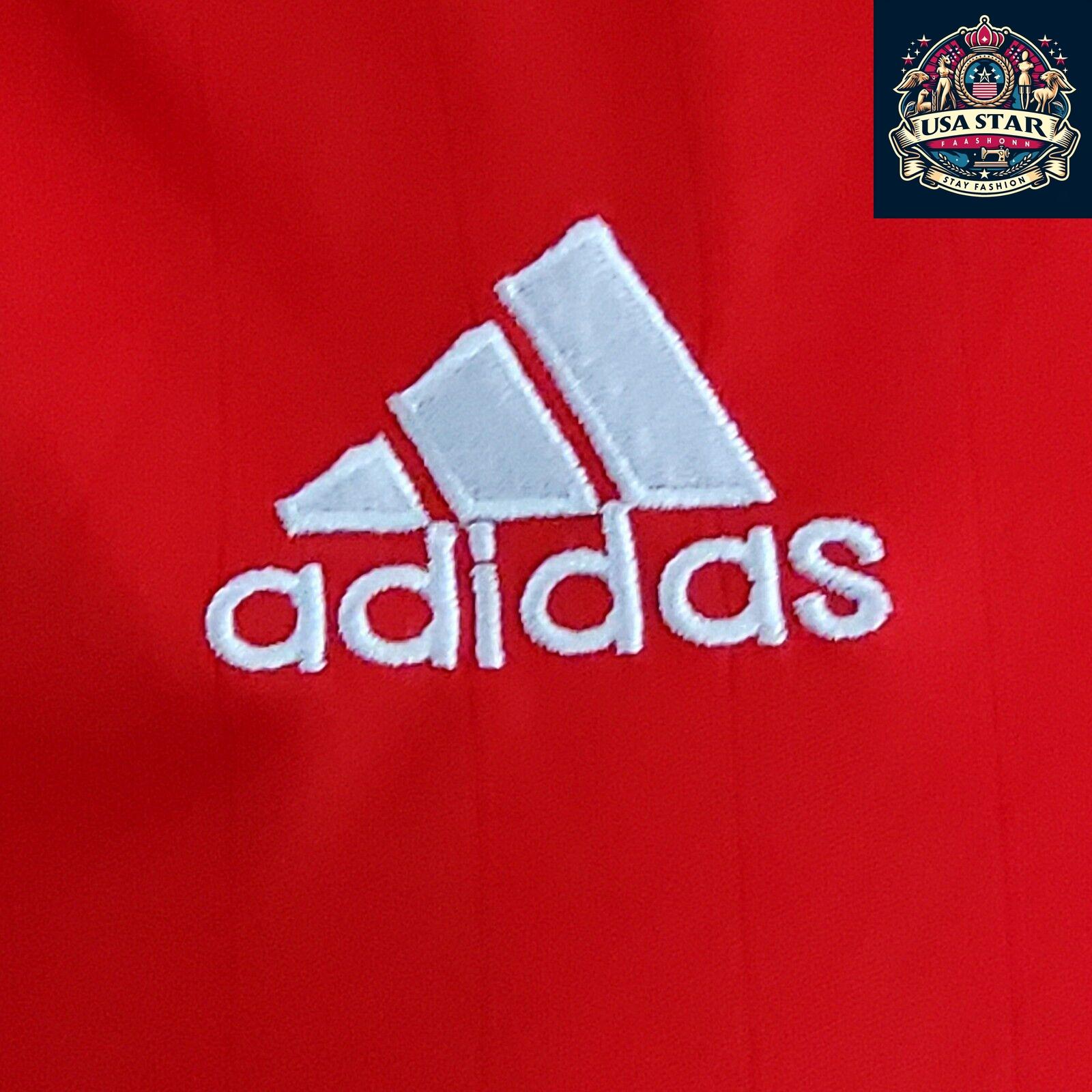 Adidas Climacool Welsh International Football Shirt Red Men's XLarge - Moisture-Wicking Comfort - USASTARFASHION